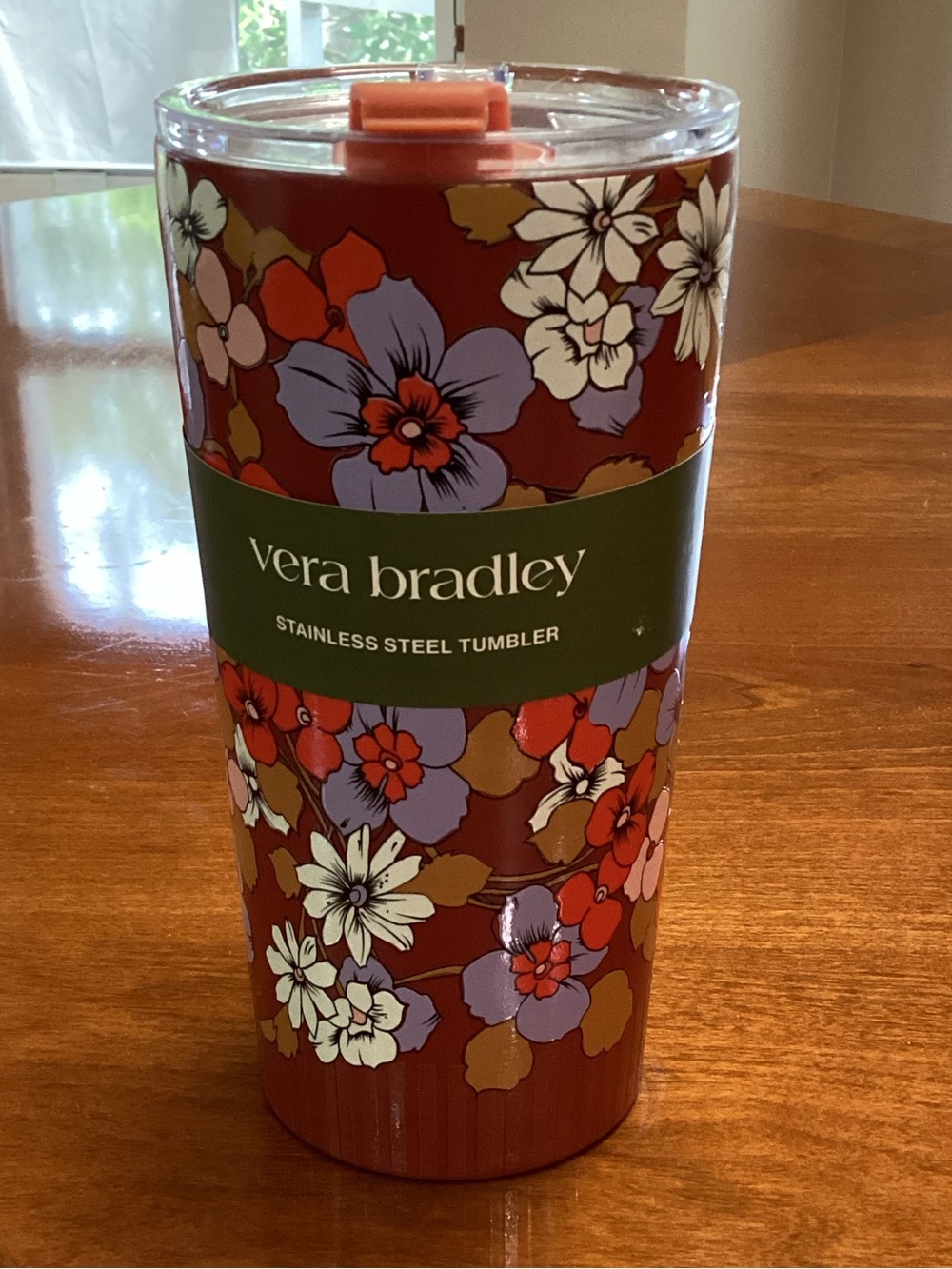 Vera Bradley Trillium Floral  20 oz Stainless Steel Tumbler